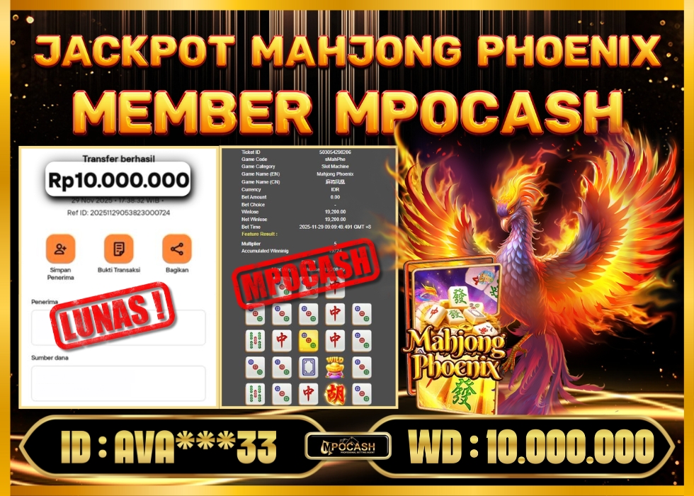 MPOCASH JACKPOT MAHJONG PHOENIX